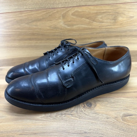 RED WING UFCW Union Made USA Mens 14 AA Black Leather Oxford Shoes
